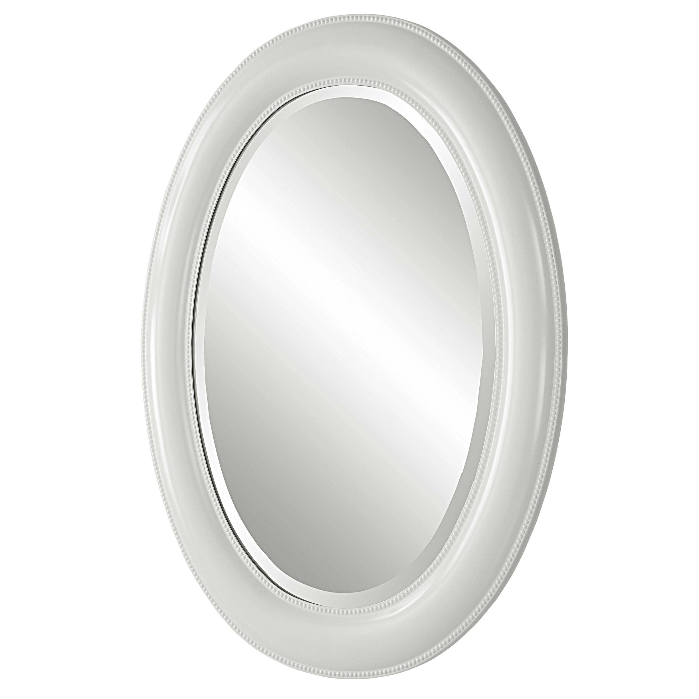 Home Decor Mirror - Crisp White Finish