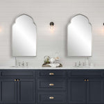 Home Decor Mirror - Soft Silver Finish