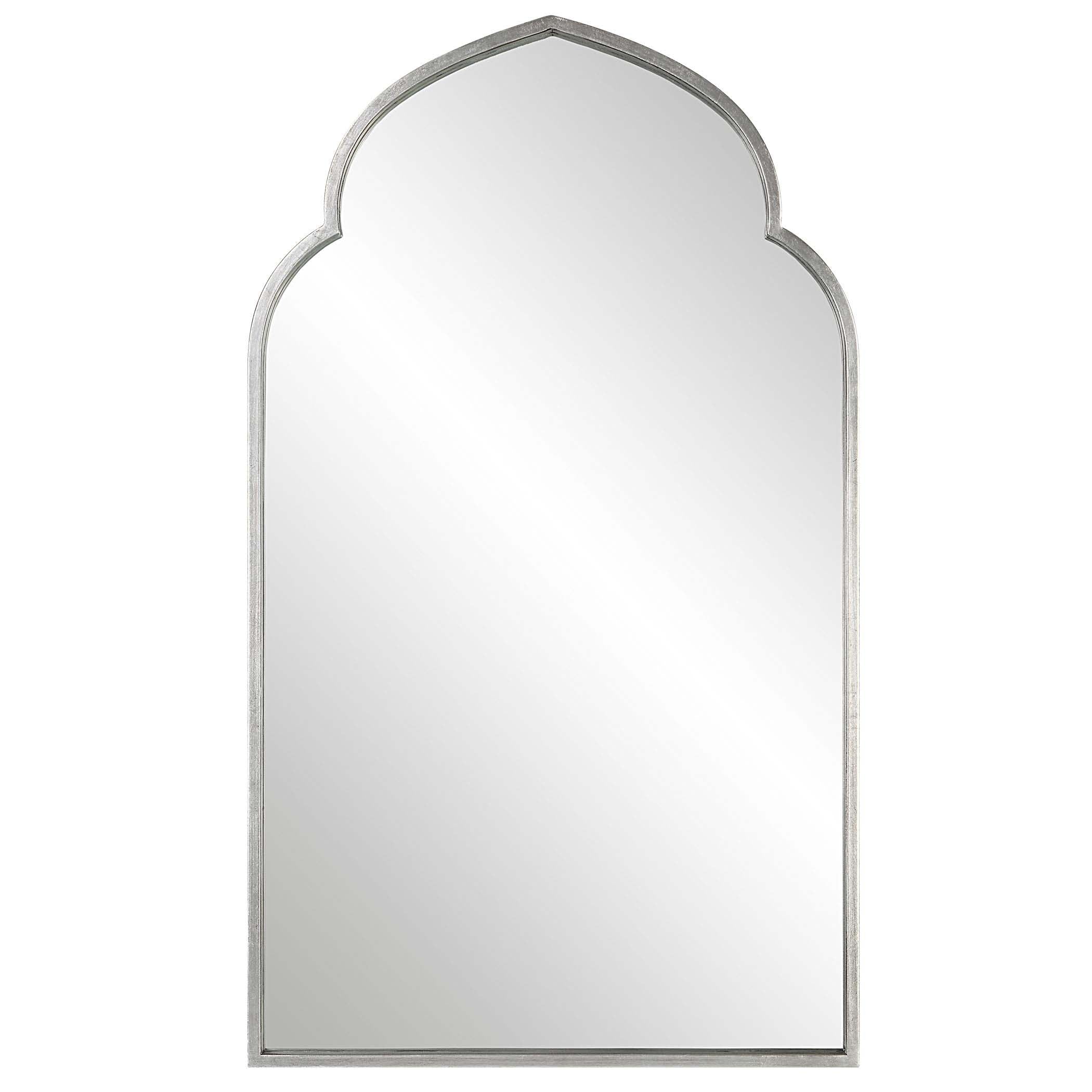 Home Decor Mirror - Soft Silver Finish