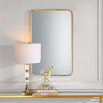 Home Decor Mirror - Gold Leaf