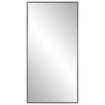 Home Decor Mirror - Black Finish With Plain Mirror