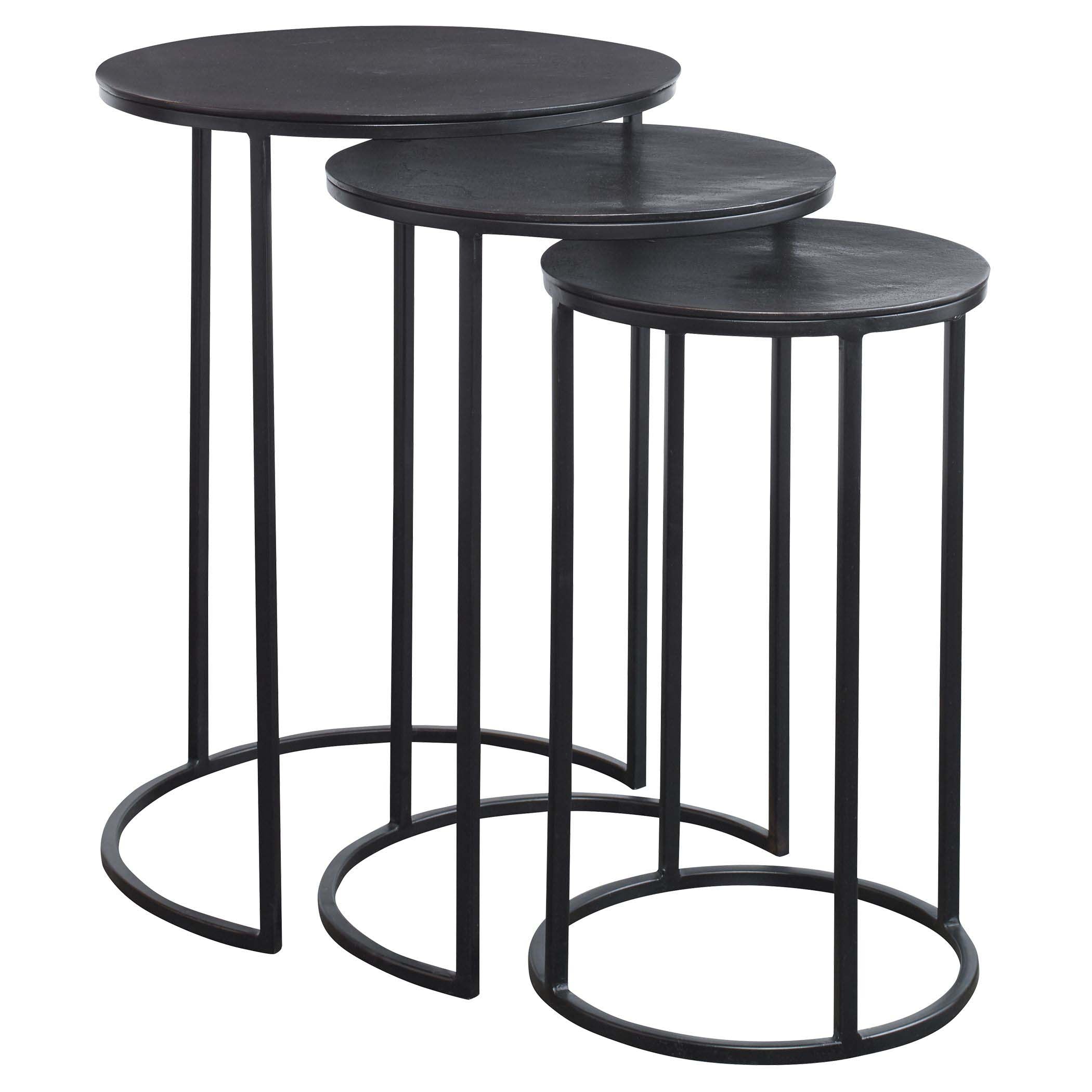 Home Decor Nesting Tables - Espresso (Set of 3)