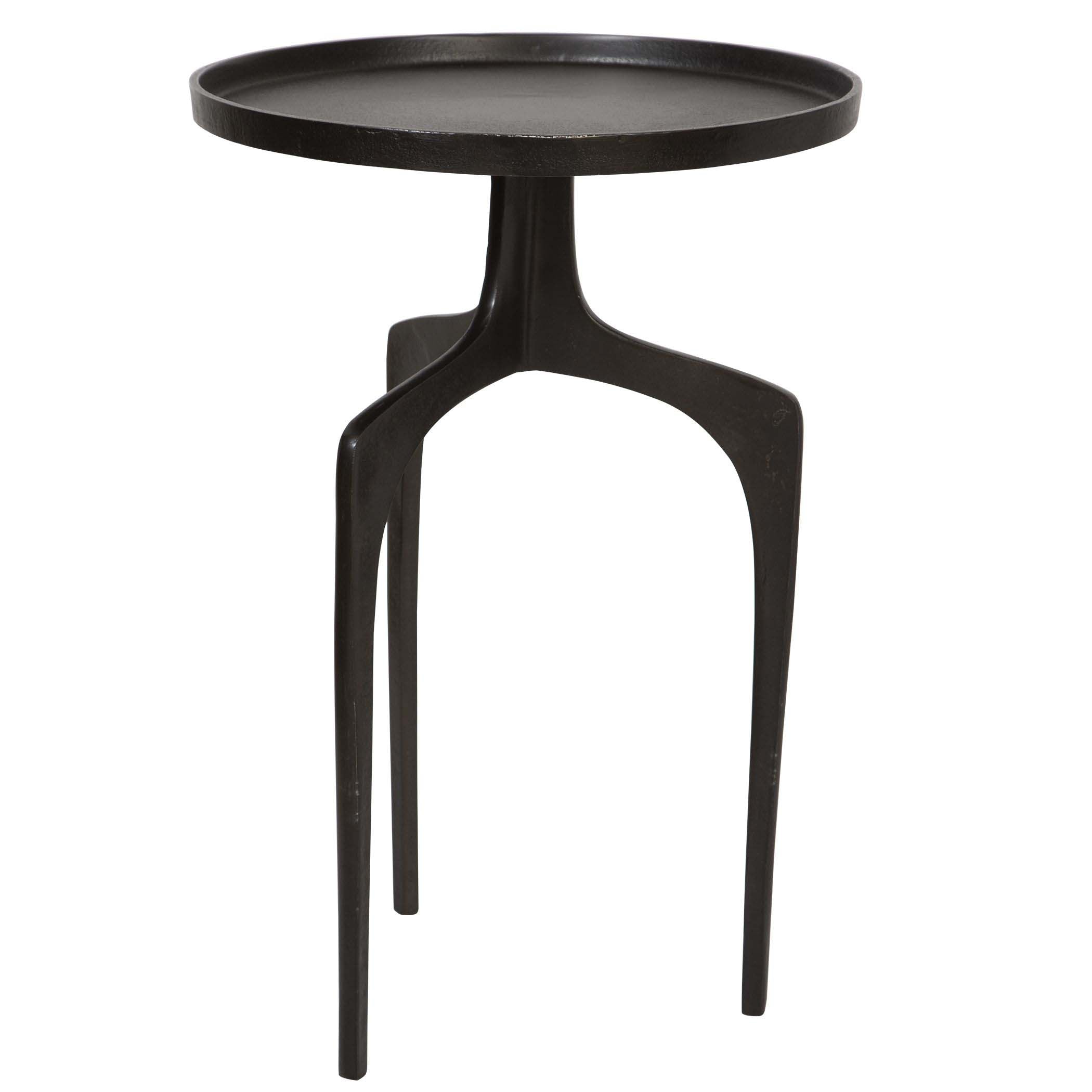 Home Decor Accent Table - Raw Dark Brown