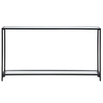 Home Decor Console Table - Satin Black