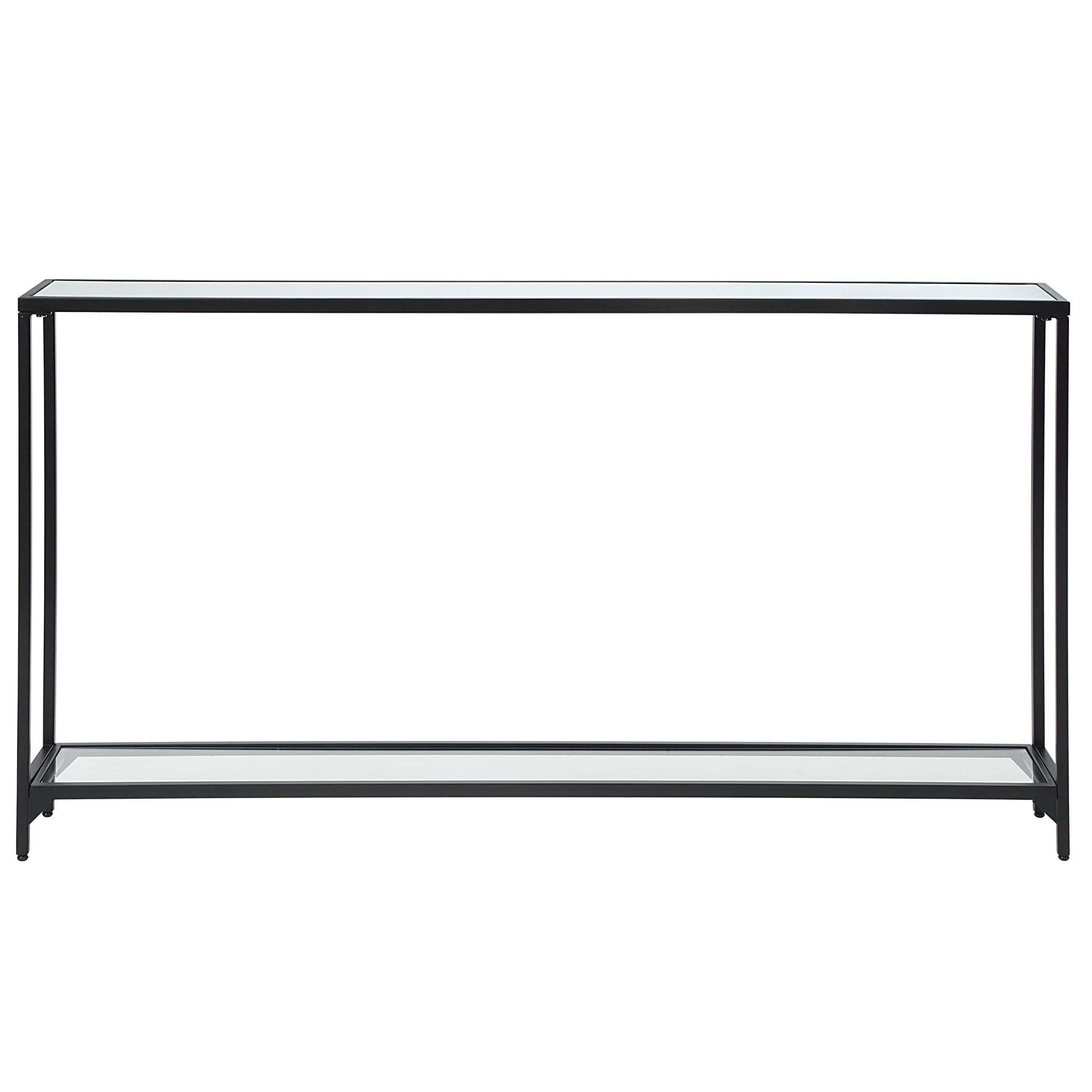 Home Decor Console Table - Satin Black