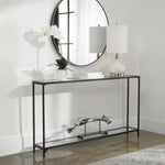 Home Decor Console Table - Satin Black