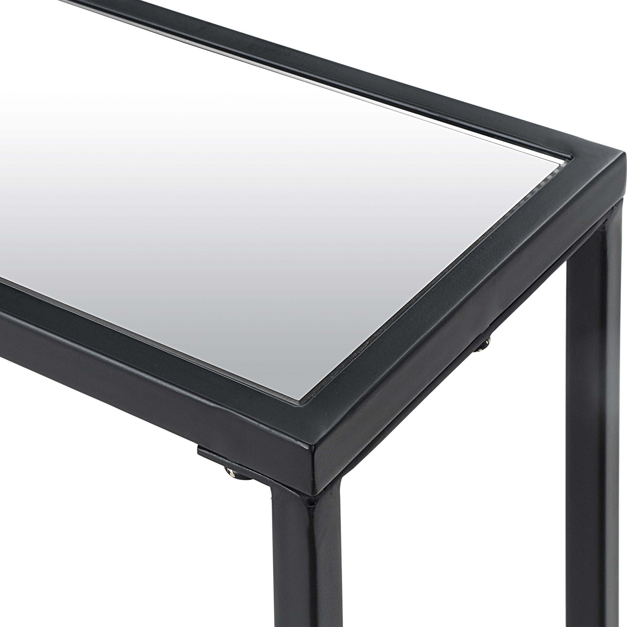 Home Decor Console Table - Satin Black