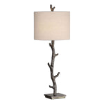 Home Decor Table Lamp Dark Bronze With Silver Undertones