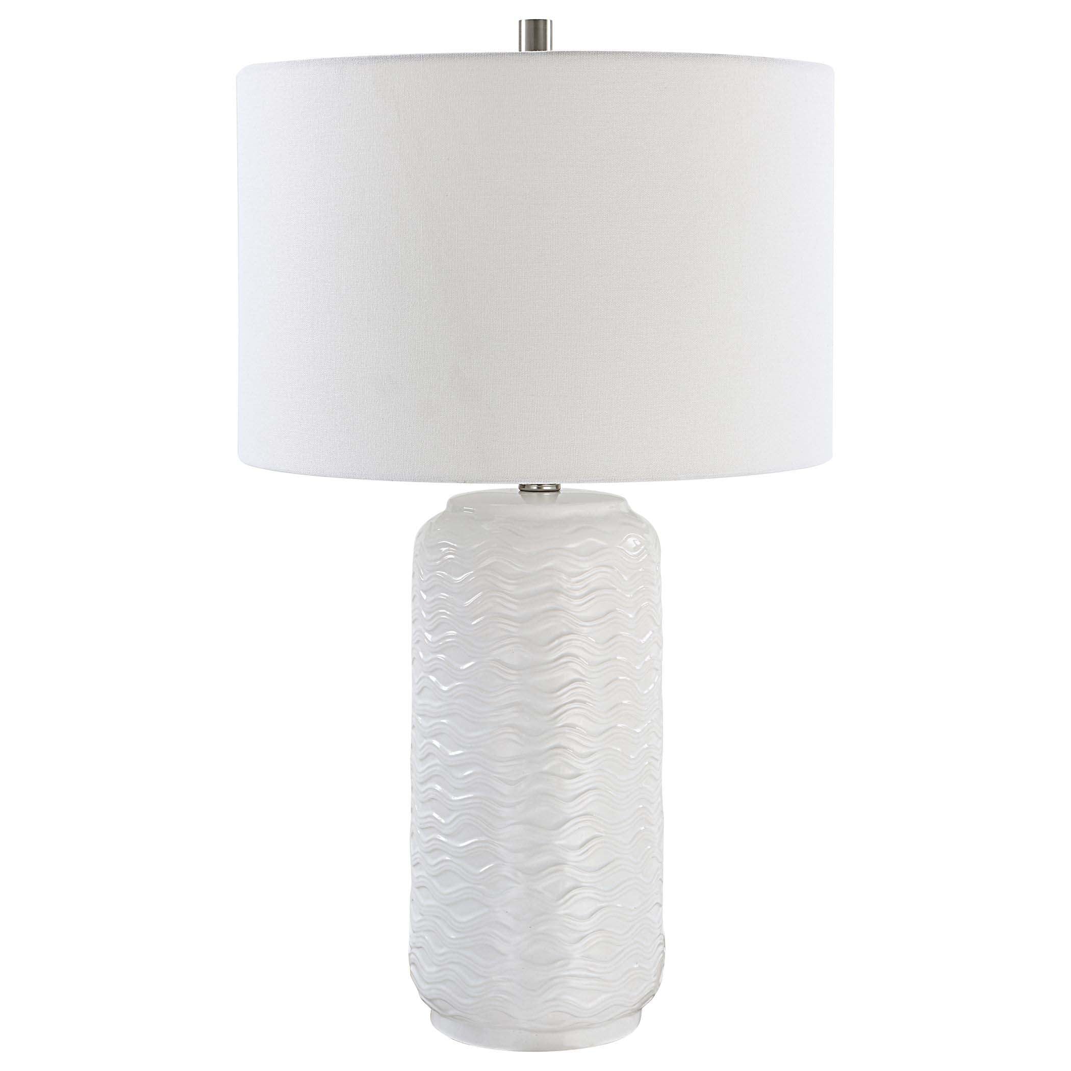 Home Decor White Ceramic Table Lamp