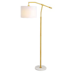 Home Decor Floor Lamp - Gold/White