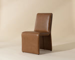 Cascata Dining Chair - Marseille Camel Leather