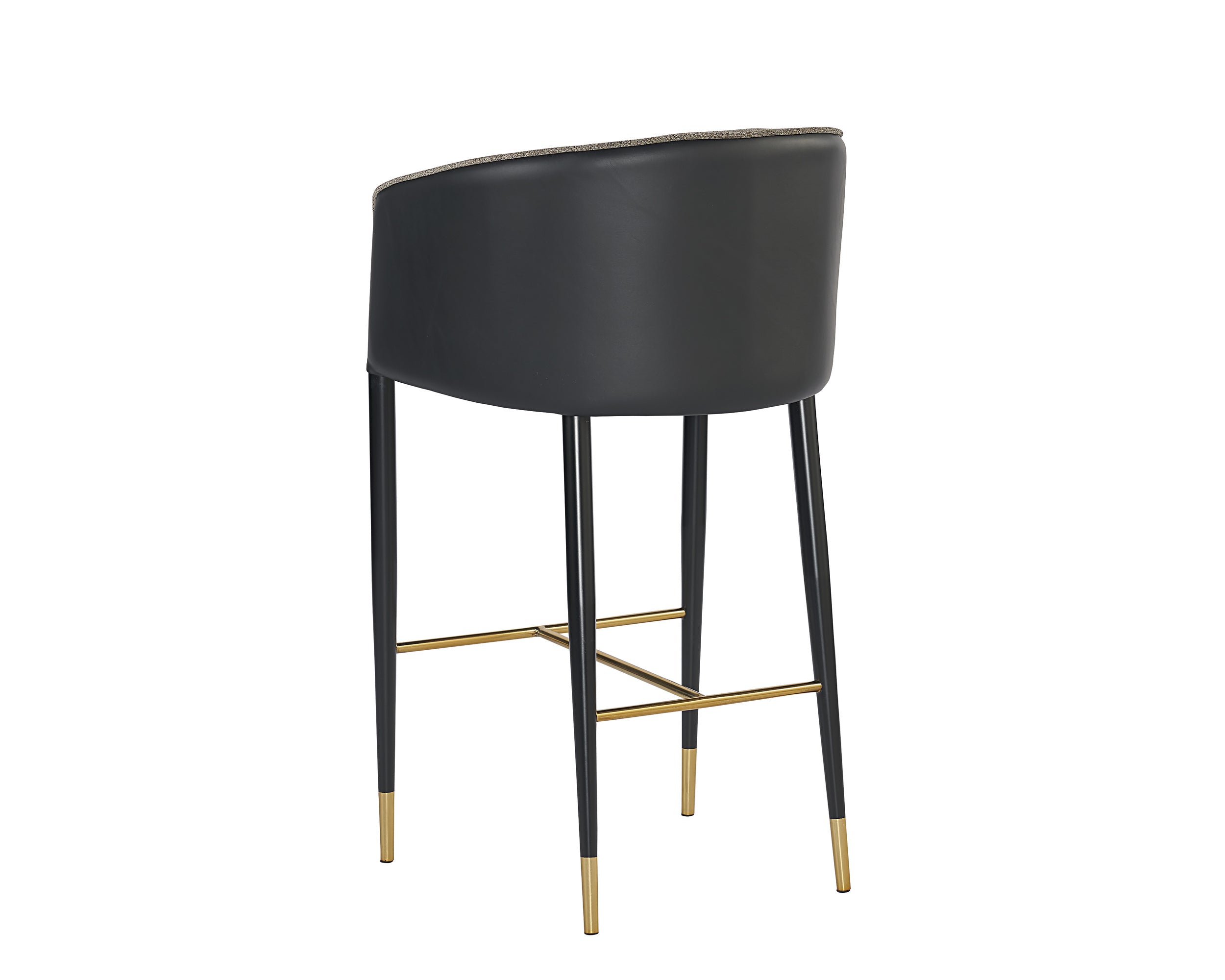 Asher Barstool - Sparrow Grey / Napa Black