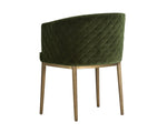 Cornella Dining Armchair - Forest Green