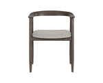 Jeremy Dining Armchair - Dark Brown  Belfast Heather Grey