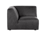 Watson Modular - Corner Chair  Marseille Black Leather