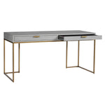 Jiro Desk - Grey Shagreen