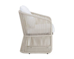 Allariz Dining Armchair - Greige  Stinson White