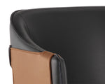 Carter Office Chair - Napa Black / Napa Cognac