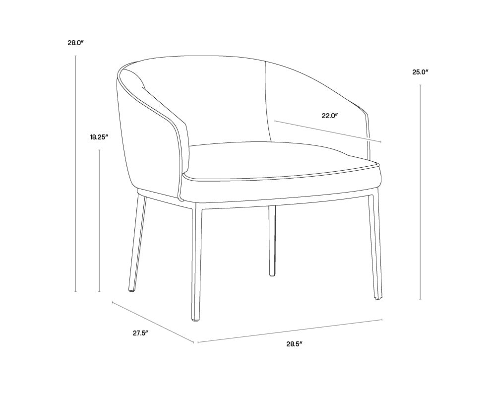 Cornella Lounge Chair - Shadow Grey