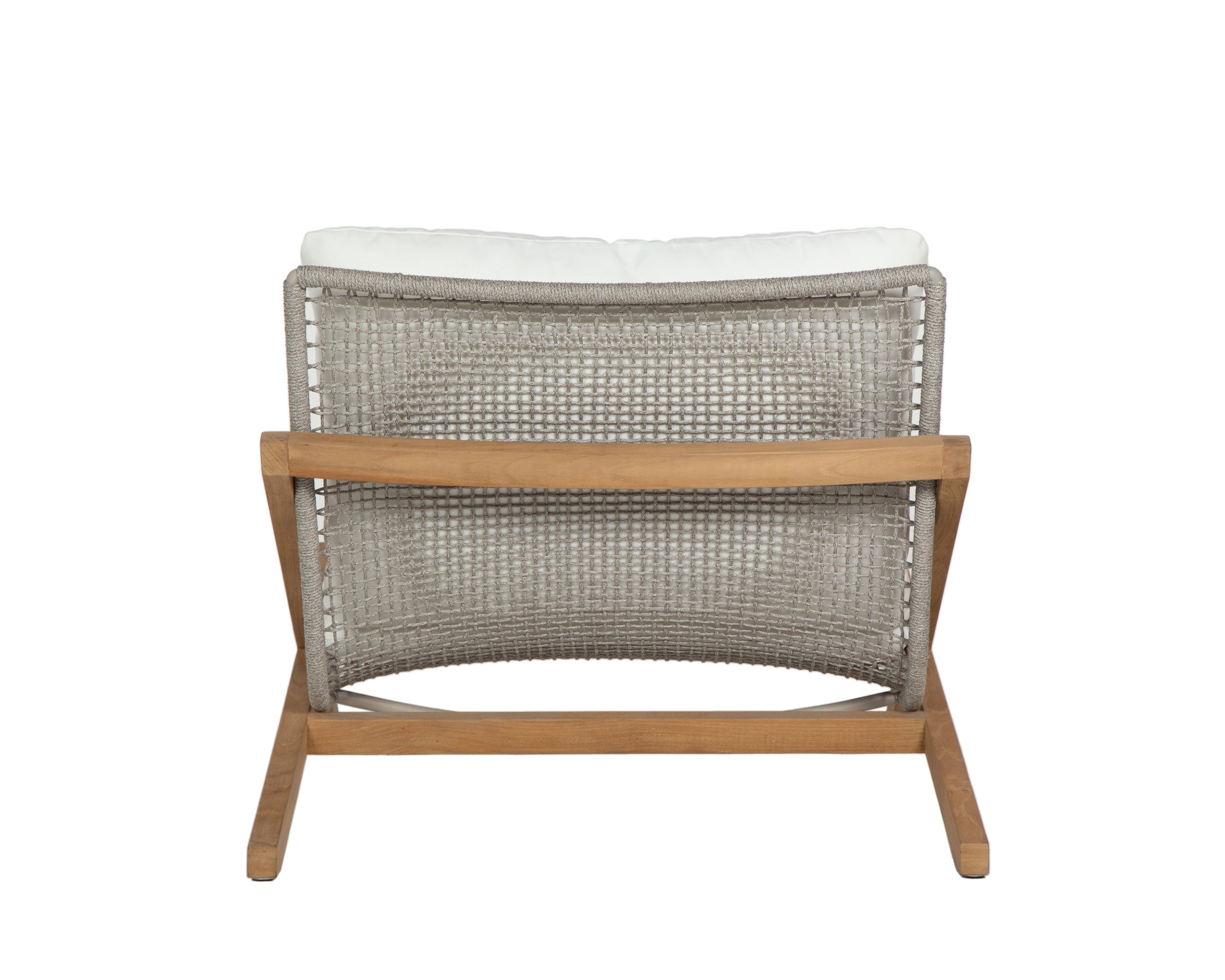 Bari Lounge Chair - Natural  Stinson White