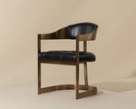 Beaumont Dining Armchair - Antique Brass  Cantina Black