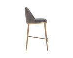 Dover Counter Stool - Bravo Portabella / Sparrow Grey