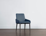 Carlo Dining Armchair - Black  Dillon Thunder