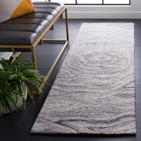 Safavieh Abstract 148 Rug, Abt148 - Dark Grey / Black