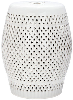 Safavieh Diamond Garden Stool, ACS4507 - Cream