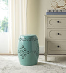 Safavieh Quatrefoil Garden Stool, ACS4535 - Light Blue