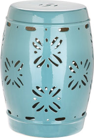 Safavieh Sakura Garden Stool, ACS4543 - Light Blue