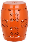 Safavieh Sakura Garden Stool, ACS4543 - Orange