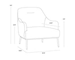 Cameron Lounge Chair - Nono Petrol