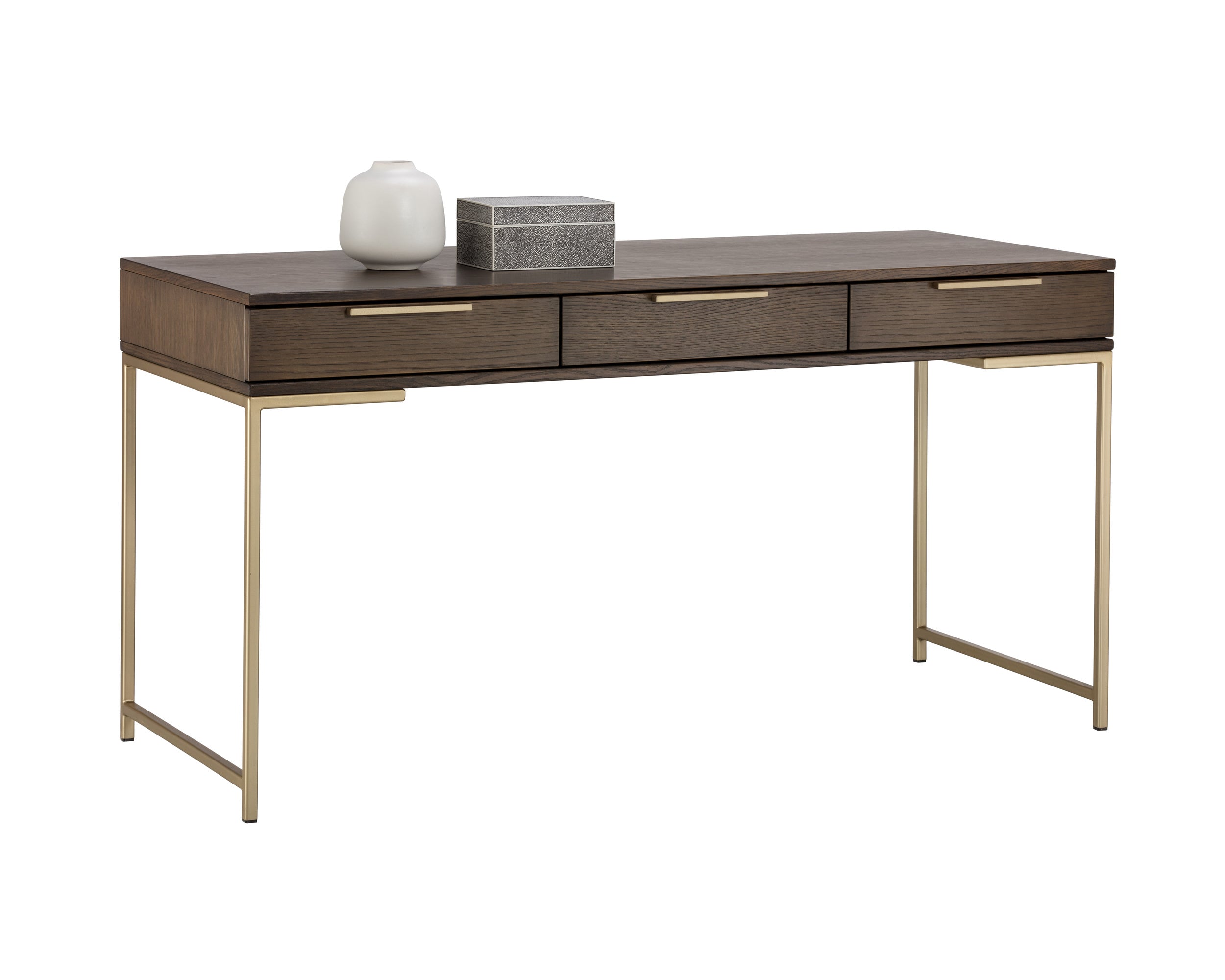 Rebel Desk - Gold  Raw Umber