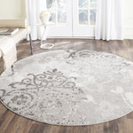 safavieh adirondack 114 ivory rug, adr114 - Silver / Ivory