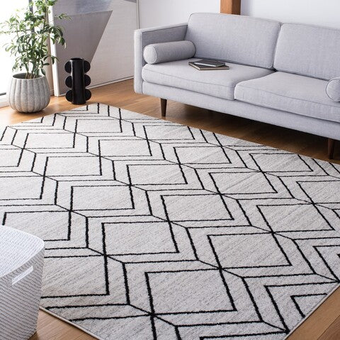 Safavieh Adirondack 241 Ivory Rug, ADR241 - Ivory / Black