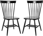 Safavieh Parker 17''H Spindle Dining Chair (Set Of 2), AMH8500 - Black