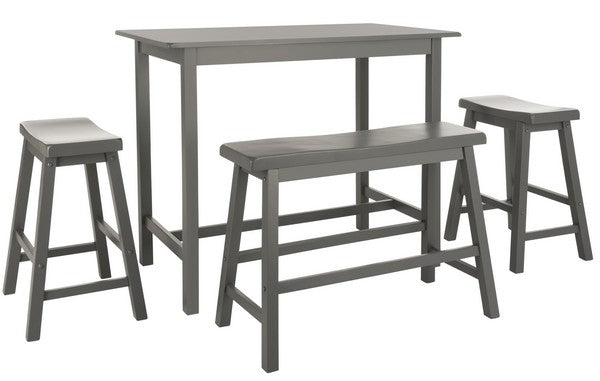 Safavieh Ronin 4 Pc Set Pub Table , AMH8503 - Grey