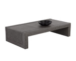 Barella Coffee Table - Vintage Charcoal Leather