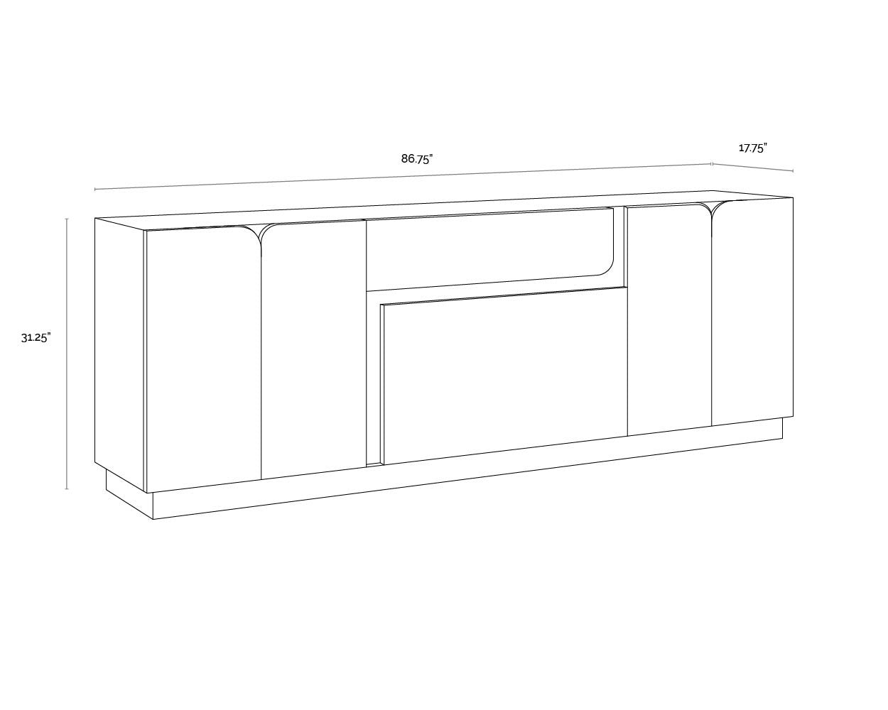 Arezza Sideboard -