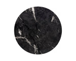 Goya End Table - Marble Look  Black