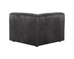 Watson Modular - Corner Chair  Marseille Black Leather