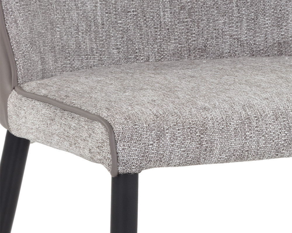 Klaus Dining Chair - Flint Grey / Napa Taupe