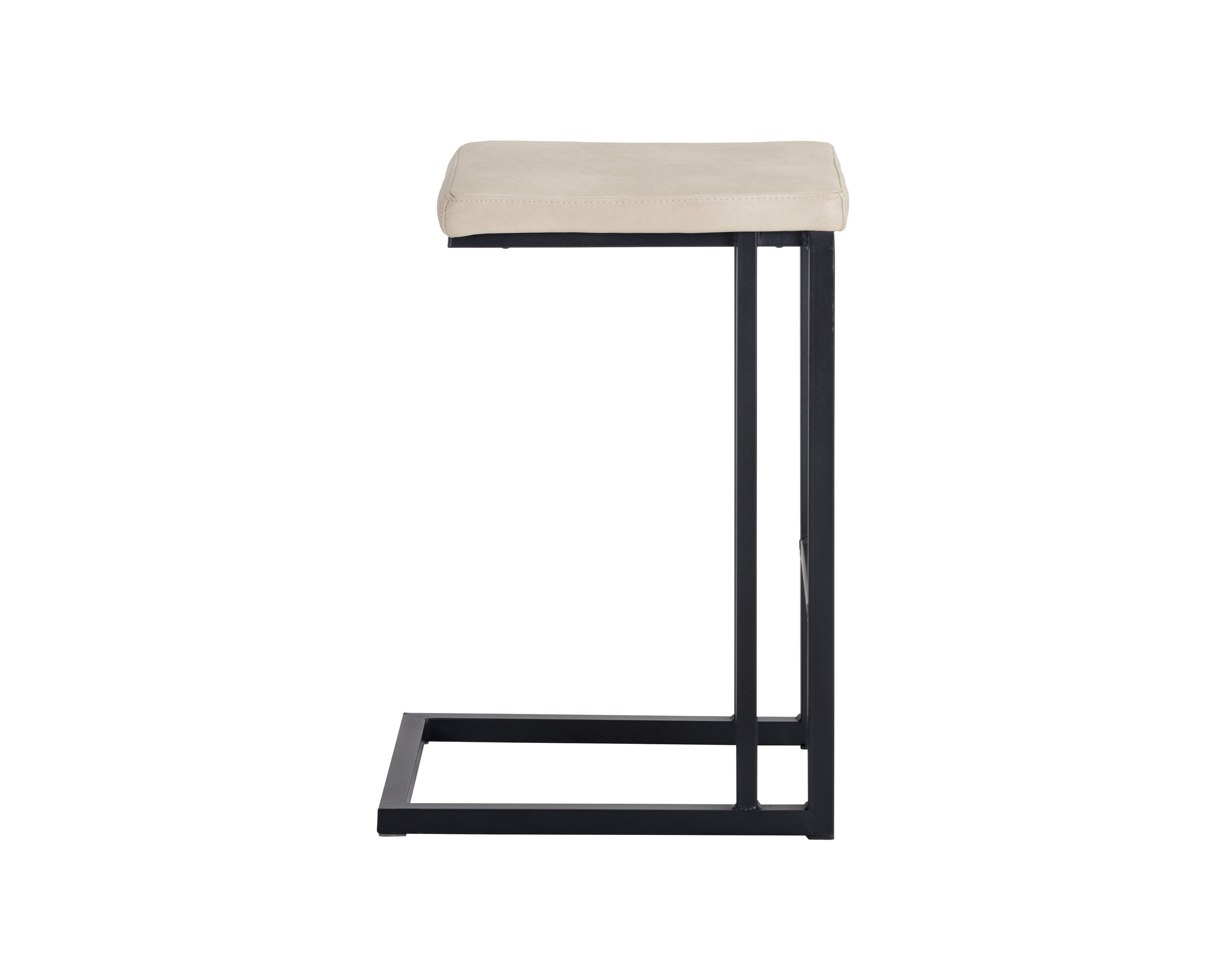 Boone Counter Stool - Black  Bravo Cream