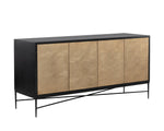 Algarve Sideboard - Black / Champagne Gold