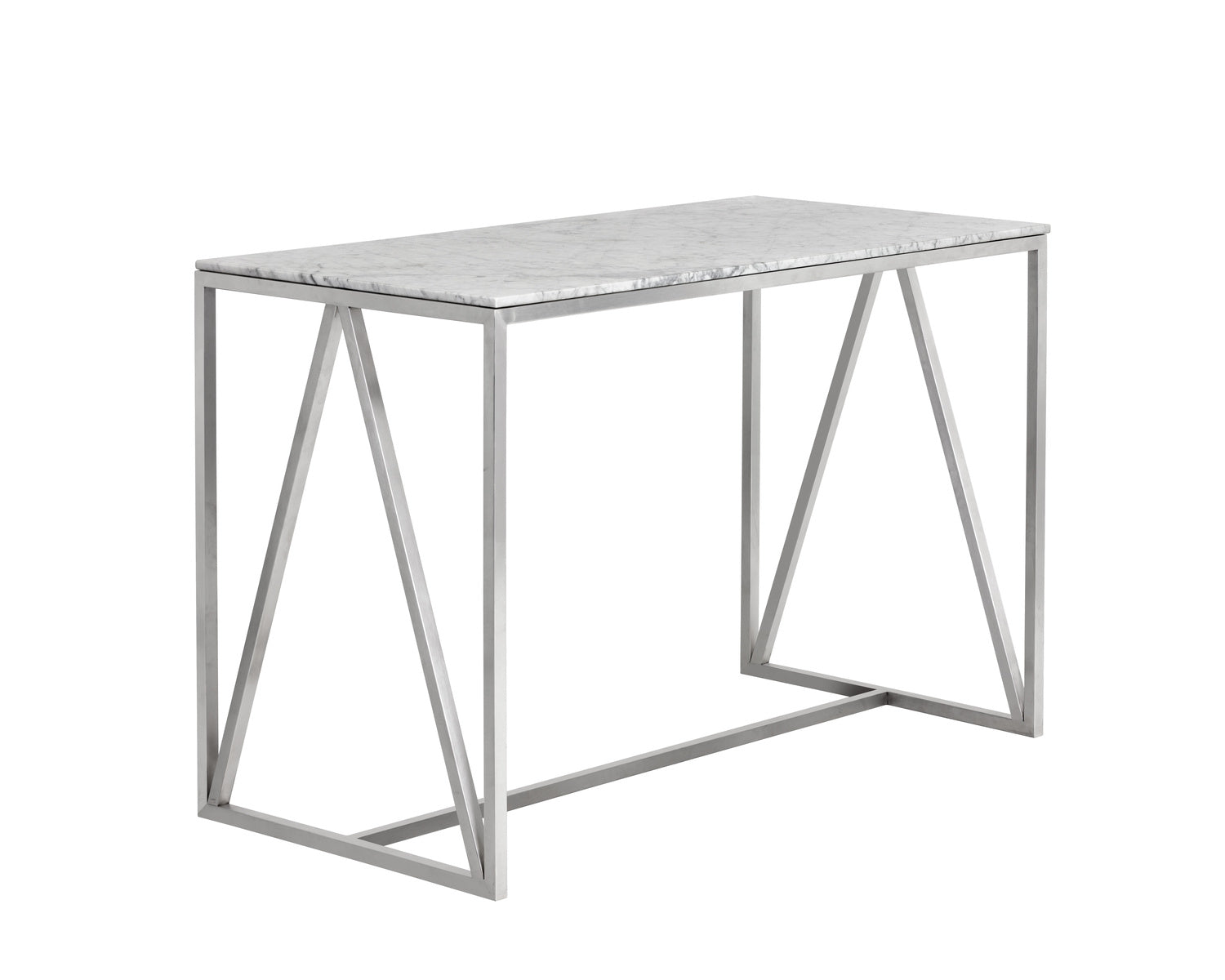 Abel Counter Table - Stainless Steel