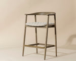 Jeremy Counter Stool - Weathered Oak  Dove Cream