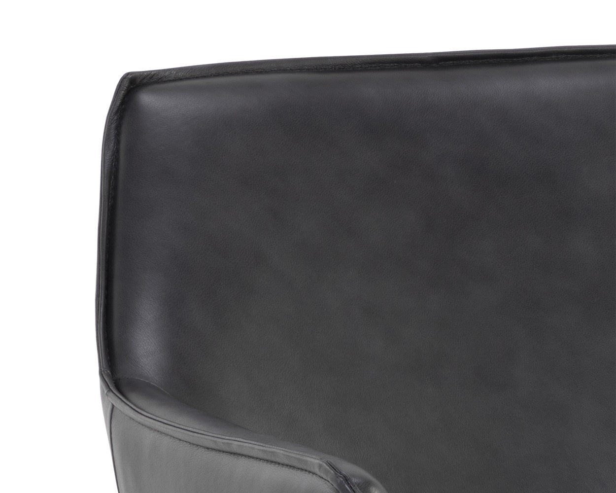 Crosby Swivel Lounge Chair - Alpine Black Leather