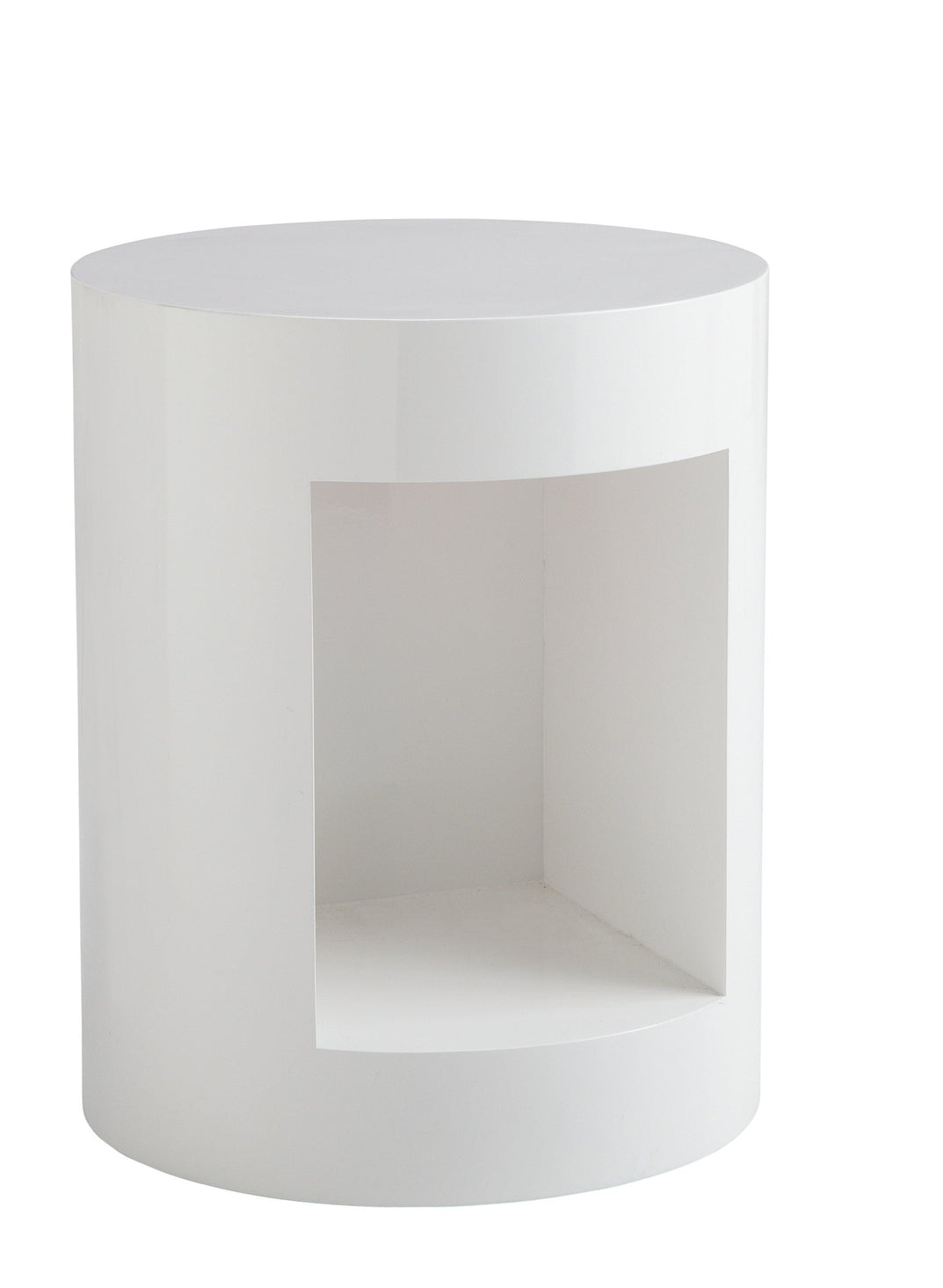 Beacon End Table - High Gloss White