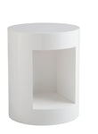 Beacon End Table - High Gloss White